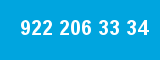 922 206 33 34 922 206 33 34